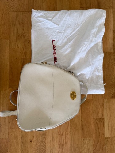 Sac dos lancel cuir beige - lancel,