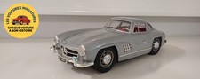 1954 Mercedes-Benz 300 SL Burago 1/18 - Grey Miniature - Rare Vintage Collector