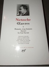 Pléiade Friedrich Nietzsche