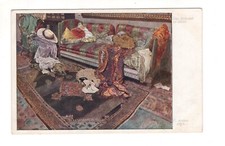 Art Wiener Kunstler BKWI postcard Le divan P. Anders pinx.
