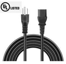 UL 6FT AC Power Cord Cable For
