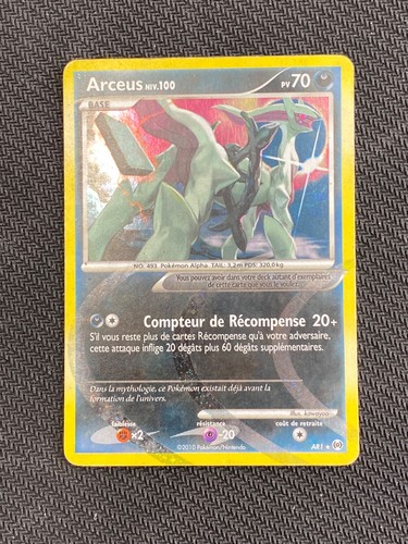 Carte pokémon arceus - carte,