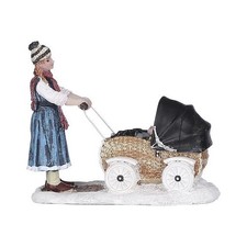 Luville Femme Avec Poussette -