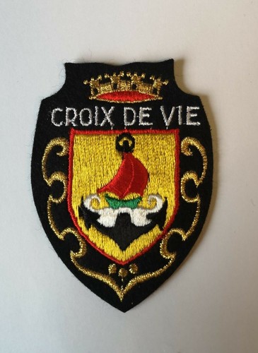 Ecusson brode croix vie - brode, de