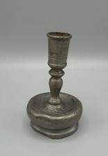 Bougeoir en étain, Haute Epoque, XVIIème, XVIIIIème siècle