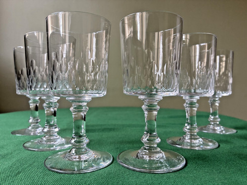 Verres vin cristal - à,