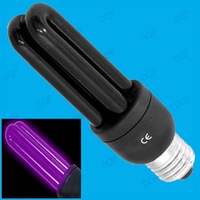 1x 15W UV Ampoule, Ultraviolet Blb Lampe, Lumière Noire, Cfl , Es, E27, Vis