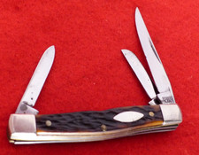Western Made in USA 3" Closed 3 Blade 445 Stockman Stock Knife