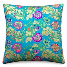 Housse de coussin jacquard en