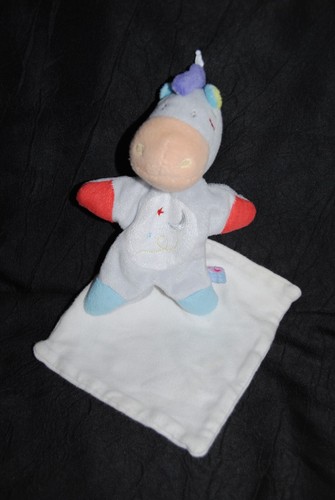 Doudou plat cheval - plat, zèbre