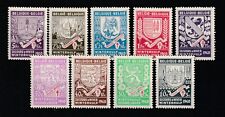 BELGIQUE - N° Yvert 547/555 Neufs XX MNH - Secours d' Hiver Armoiries