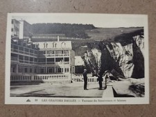 CPA 76 LA GRANDE DALLES - Terrace du Sanatorium et Cliffs 
