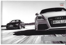 Audi TT RS 2009-2010 UK Market Sales Brochure Coupe & Roadster