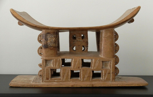 Très ancien tabouret - trÈs, ashanti
