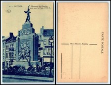 BELGIUM Postcard - Ostende, Monument des Ostendais morts pour la Patrie B31