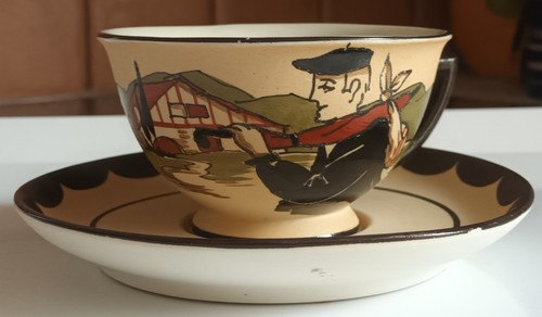 Tasse grès art basque - 1, d'art