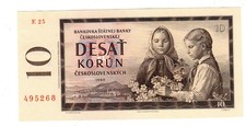 / CZECHOSLOVAKIA Billet 10