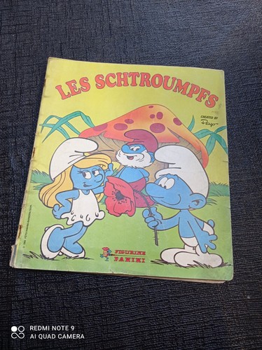 Les schtroumpfs album panini - les,