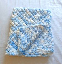 COUVERTURE BLEU ET BLANC POUR