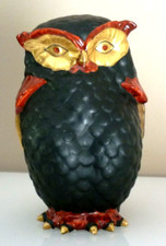HIBOU, CHOUETTE, PORCELAINE