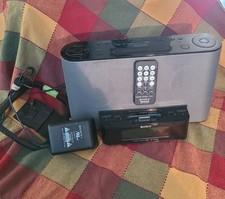 Sony Ipod Iphone Speaker Dock Clock Radio Dream Machine ICF-CS10iP Remote NOTE