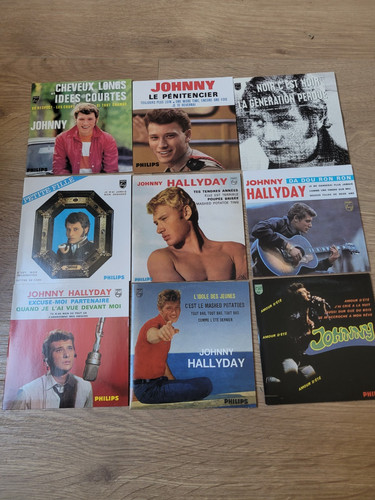 Lot cd johnny hallyday - de,