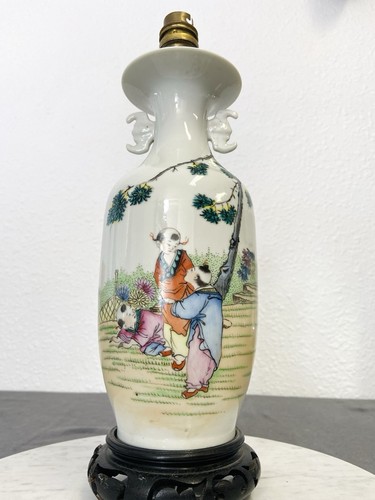 Vase chinois porcelaine qing - vase,