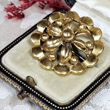 Broche Ancienne Plaqué Or
