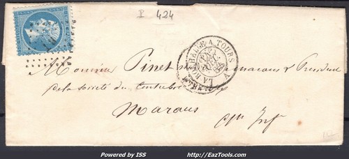 France sur lettre pour - n°22,