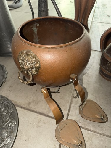 Objet cuivre obus et set - cuivre,