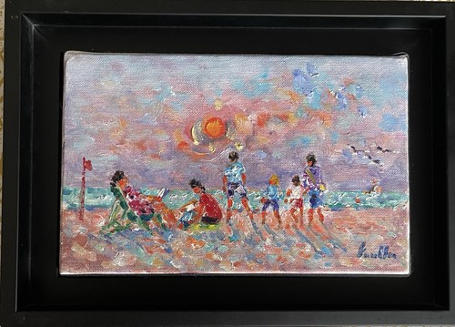 Huile sur toile christian - huile,