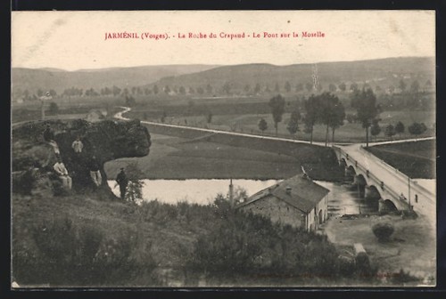 Cpa jarménil roche du - jarménil,,