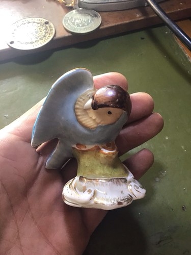 Figurine mésange porcelaine - mésange,
