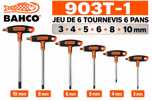 Bahco 903t jeu de 6 - –,