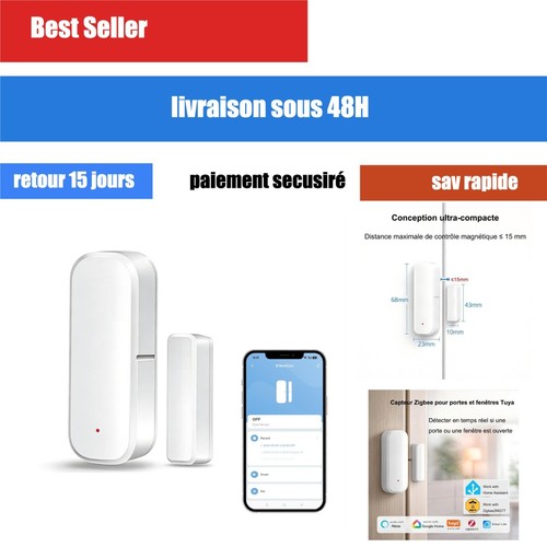 Capteur porte fenêtre zigbee - fenêtre,