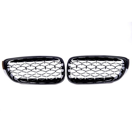 Calandre noir brillant spots - 2,