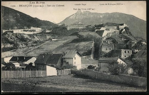Cpa briancon fort chateau - cpa,