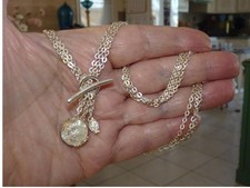 collier 3 chaines pendentif