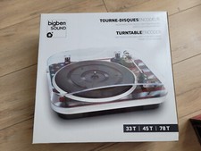 BigBen Sound Tourne-Disques Encodeur TD120USA Neuf