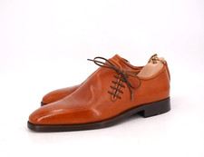 NEW | $1525 STEFANO BEMER EU 41.5 US 9.5 SIDE LACE OXFORD TAN ITALY LASTED TREES