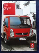 Renault Maxity Brochure 12/2011