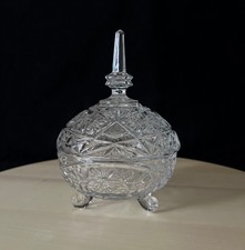 Bonbonnière vintage ovale en