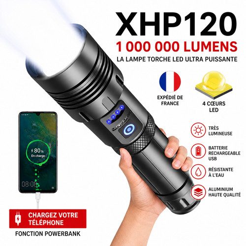 Lampe torche led puissante - lampe,