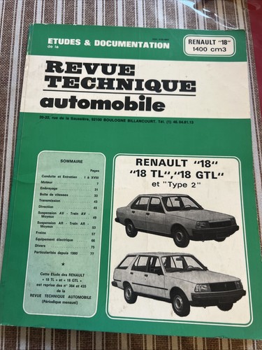 Revue technique renault 4 - revue,
