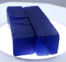 530 ct saphir naturel énorme terre brute extraite pierre précieuse bleue en v...