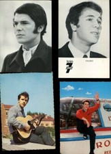 Salvatore ADAMO 4 PHOTOGRAPHS on CARDS 15*10 including a TV 7 DAYS