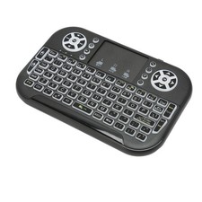 Mini Wireless BT Keyboard With Touchpad Support 2.4GHz RF Multi Touch Rechar NEW