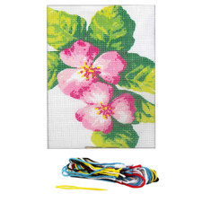 Kit complet canevas Fleurs