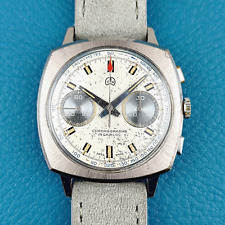 Rare Vintage OLLECH & WAJS Chronograph - Landeron 51 - Ref 1232 - Serviced 01.25