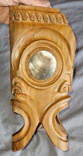 Sculpture tiki bois et - bois,